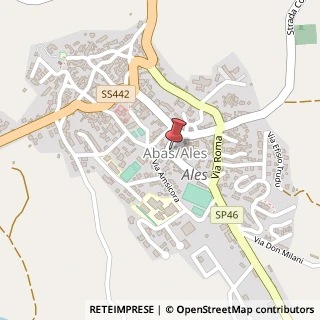 Mappa Via Umberto I, 47, 09091 Ales, Oristano (Sardegna)