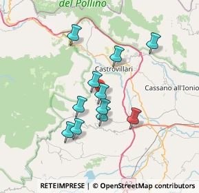 Mappa 87010 Saracena CS, Italia (6.42364)