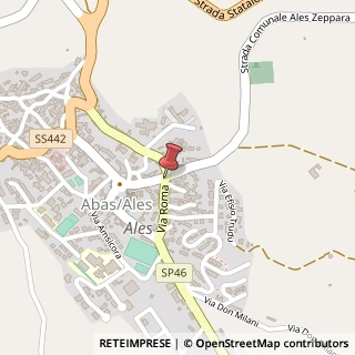 Mappa Via Barumele, Ales, Or 09091, 09091 Ales OR, Italia, 09091 Ales, Oristano (Sardegna)