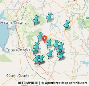 Mappa Via Milano, 09090 Gonnosnò OR, Italia (14.0815)