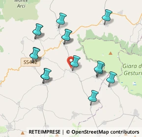 Mappa Via Milano, 09090 Gonnosnò OR, Italia (4.172)
