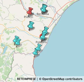 Mappa Via Agri, 75025 Policoro MT, Italia (14.70938)