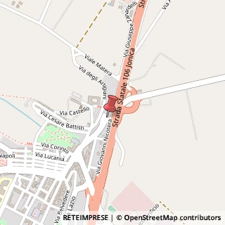 Mappa Via Nicotera, 6, 75025 Policoro, Matera (Basilicata)