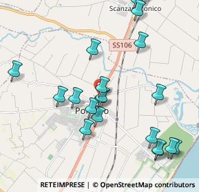 Mappa CASTELLO, 75025 Policoro MT, Italia (2.457)