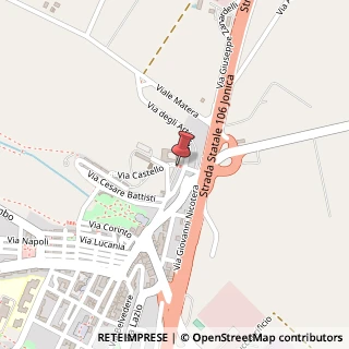 Mappa Via degli Artigiani, 75020 Scanzano Jonico MT, Italia, 75020 Scanzano Jonico, Matera (Basilicata)