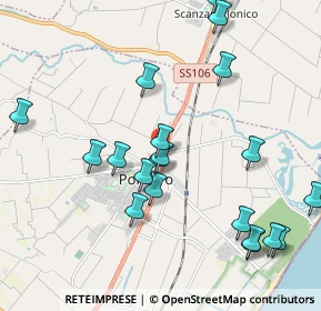 Mappa Largo Castello, 75025 Policoro MT, Italia (2.4495)