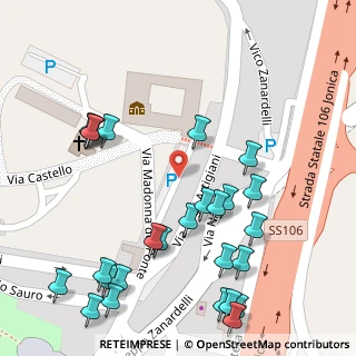 Mappa Via Zanardelli, 75025 Policoro MT, Italia (0.08519)