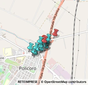 Mappa Via Dell'Artigianato, 75025 Policoro MT, Italia (0.231)