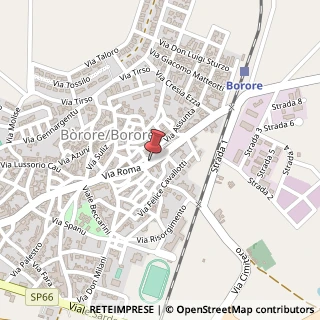 Mappa Via Roma, 52, 08016 Borore, Nuoro (Sardegna)