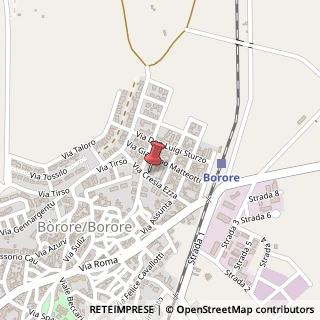 Mappa Via Cresia Ezza, 22, 08016 Borore, Nuoro (Sardegna)