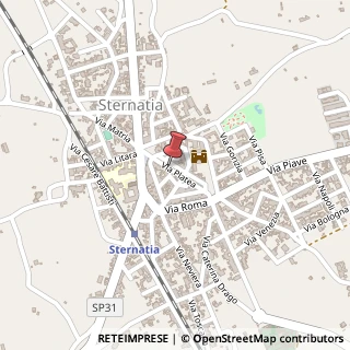 Mappa Via Platea, 25, 73010 Sternatia LE, Italia, 73010 Sternatia, Lecce (Puglia)