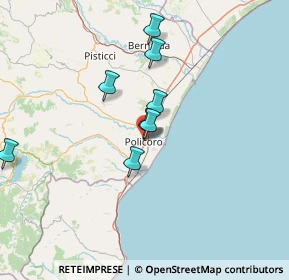 Mappa Via Enrico Toti, 75025 Policoro MT, Italia (29.16)