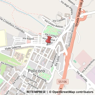 Mappa Corso Pandosia, 46, 75025 Policoro, Matera (Basilicata)