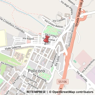 Mappa Via L. Berlingieri, 11, 75025 Policoro, Matera (Basilicata)