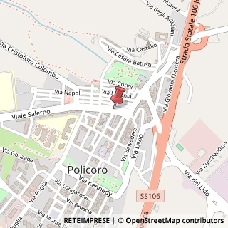 Mappa Corso Pandosia, 42, 75025 Policoro, Matera (Basilicata)