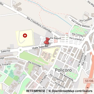Mappa Via Salerno, 45, 75025 Policoro, Matera (Basilicata)