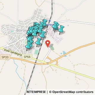 Mappa Via Cimitero, 08016 Borore NU, Italia (0.45333)