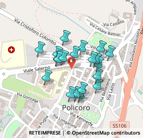 Mappa Piazza Roma, 75025 Policoro MT, Italia (0.185)