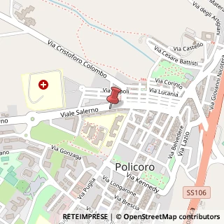 Mappa Via Salerno, 13, 75025 Policoro, Matera (Basilicata)