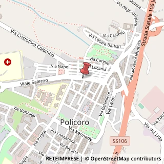 Mappa Piazza Roma, 26, 75025 Policoro, Matera (Basilicata)