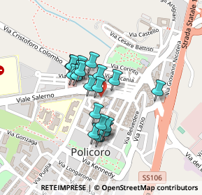 Mappa Piazza Roma, 75025 Policoro MT, Italia (0.1685)