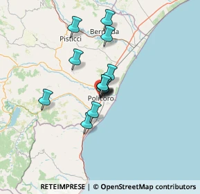 Mappa Largo Sant'Uberto, 75025 Policoro MT, Italia (9.46308)