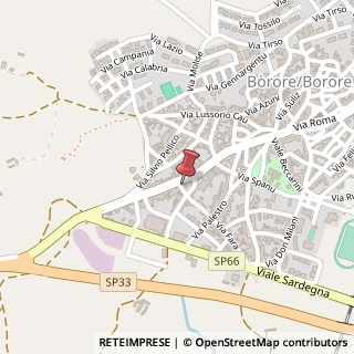 Mappa Via Roma, 135, 08016 Borore, Nuoro (Sardegna)