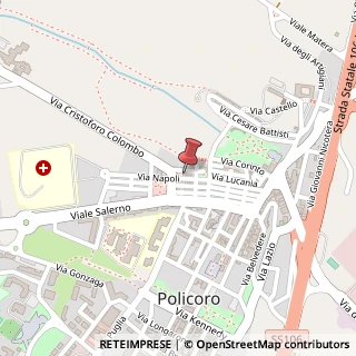 Mappa Via Napoli, 14, 75025 Policoro, Matera (Basilicata)