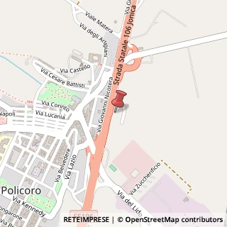 Mappa Via Nazionale, 5, 75025 Policoro, Matera (Basilicata)