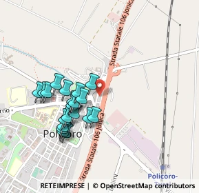 Mappa Via Nicotera, 75025 Policoro MT, Italia (0.46)