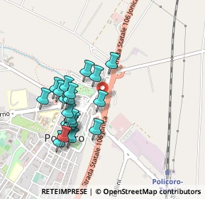 Mappa Via Nicotera, 75025 Policoro MT, Italia (0.4495)