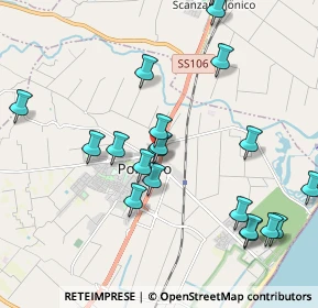 Mappa Via Nicotera, 75025 Policoro MT, Italia (2.389)