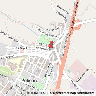 Mappa Corso Pandosia, 20, 75025 Policoro, Matera (Basilicata)