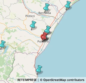 Mappa Via Longarone, 75025 Policoro MT, Italia (30.91444)