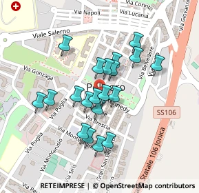 Mappa Via John Fitzgerald Kennedy, 75025 Policoro MT, Italia (0.1985)