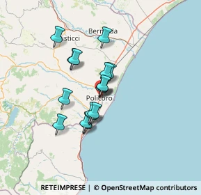 Mappa Via Gian Battista Insogna, 75025 Policoro MT, Italia (10.38375)