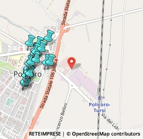 Mappa Via Zuccherificio, 75025 Policoro MT, Italia (0.6195)