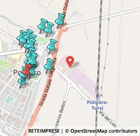 Mappa Via Zuccherificio, 75025 Policoro MT, Italia (0.653)