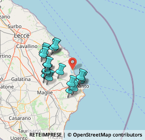 Mappa SP 366, 73028 Otranto LE (12.191)