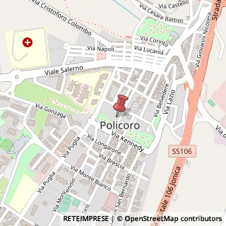 Mappa Via fortunato giustino 56, 75025 Policoro, Matera (Basilicata)