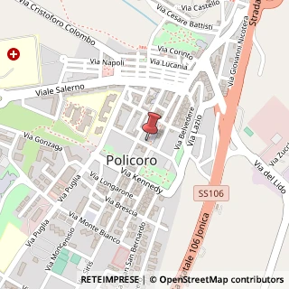 Mappa Piazza Eraclea, 7, 75025 Policoro, Matera (Basilicata)