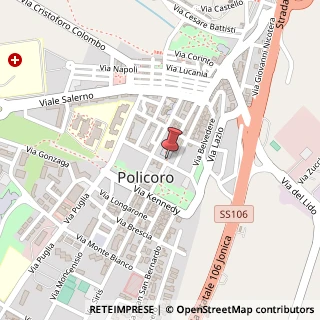Mappa Piazza Eraclea, 20, 75025 Policoro, Matera (Basilicata)
