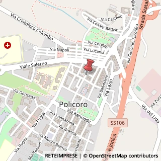 Mappa Via Giustino Fortunato, 35, 75025 Policoro, Matera (Basilicata)