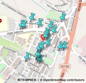 Mappa Via Giuseppe Mazzini, 75025 Policoro MT, Italia (0.201)