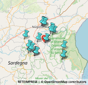 Mappa Orgosolo, 08027 Orgosolo NU, Italia (11.5725)