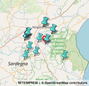 Mappa Orgosolo, 08027 Orgosolo NU, Italia (11.96824)