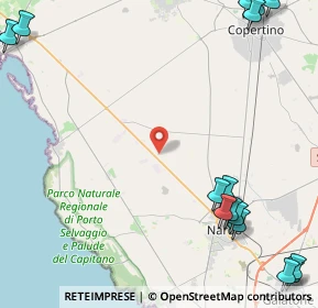 Mappa VIA AVETRANA KM 21, 73048 Nardò LE, Italia (7.71647)