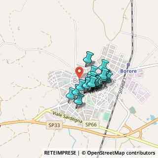 Mappa Via Gennargentu, 08016 Borore NU, Italia (0.27143)