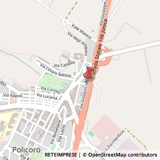 Mappa Via Nicotera, 22, 75025 Policoro, Matera (Basilicata)