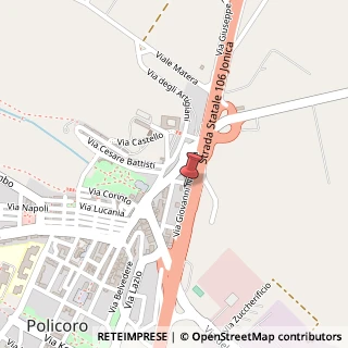 Mappa Via Nicotera, 32, 75025 Policoro, Matera (Basilicata)